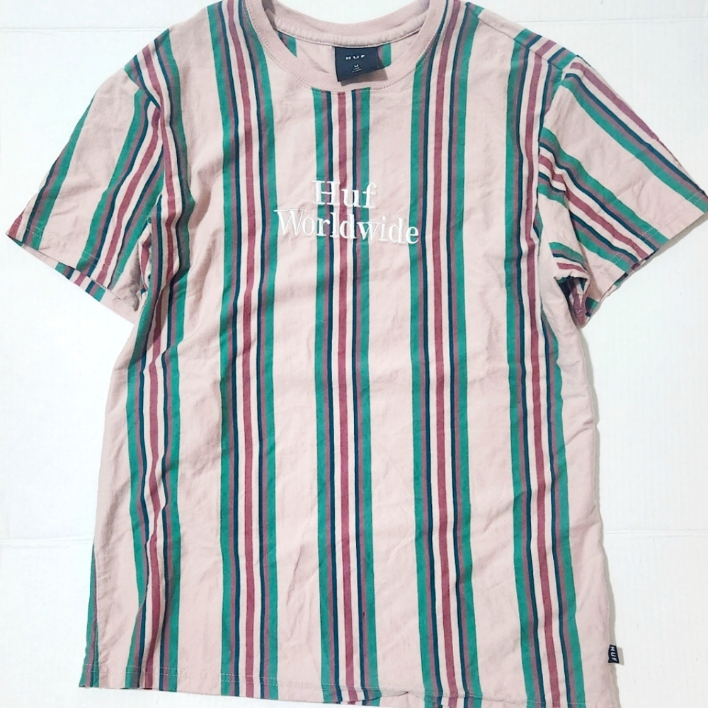 HUF Worldwide‎ Shirt Medium Stripes 90s Skate